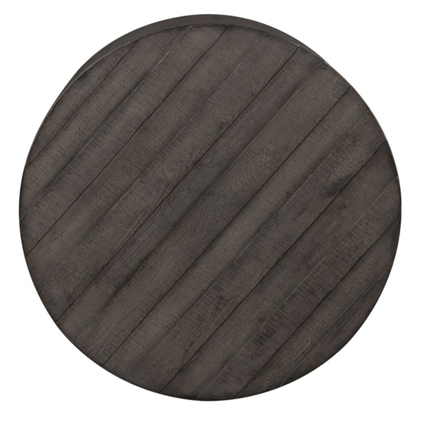 Modern Farmhouse Drum Cocktail Table - 406-OT1011