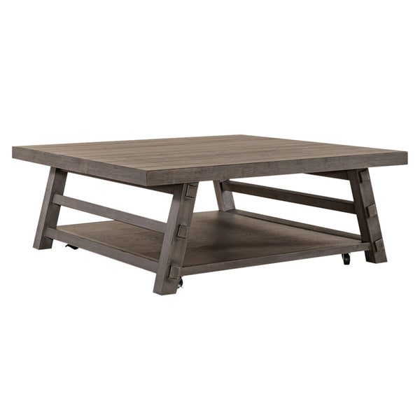 Modern Farmhouse Oversized Square Cocktail Table - 406-OT1014