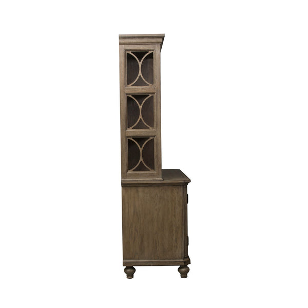 Simply Elegant Credenza & Hutch Set - 412-HOJ-CHS