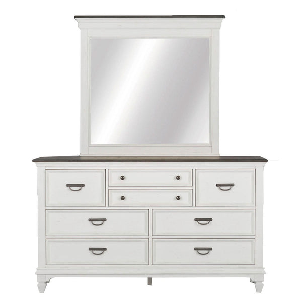 Allyson Park King California Panel Bed, Dresser & Mirror - 417-BR-CPBDM