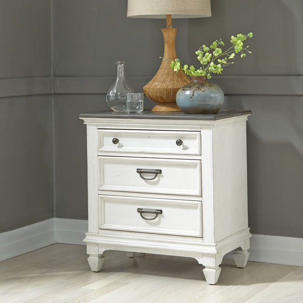 Allyson Park King California Panel Bed, Dresser & Mirror, Chest, Night Stand - 417-BR-CPBDMCN