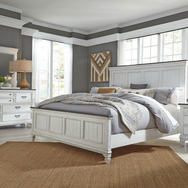 Allyson Park King Panel Bed, Dresser & Mirror - 417-BR-KPBDM