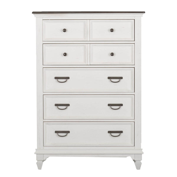 Allyson Park King Panel Bed, Dresser & Mirror, Chest - 417-BR-KPBDMC