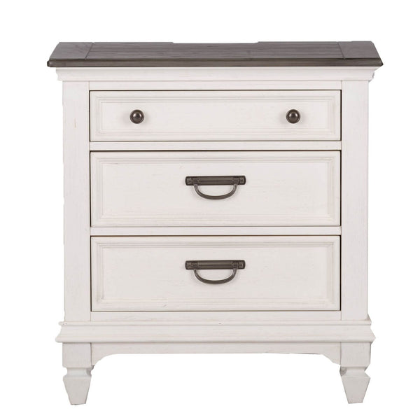 Allyson Park Queen Panel Bed, Dresser & Mirror, Night Stand - 417-BR-QPBDMN