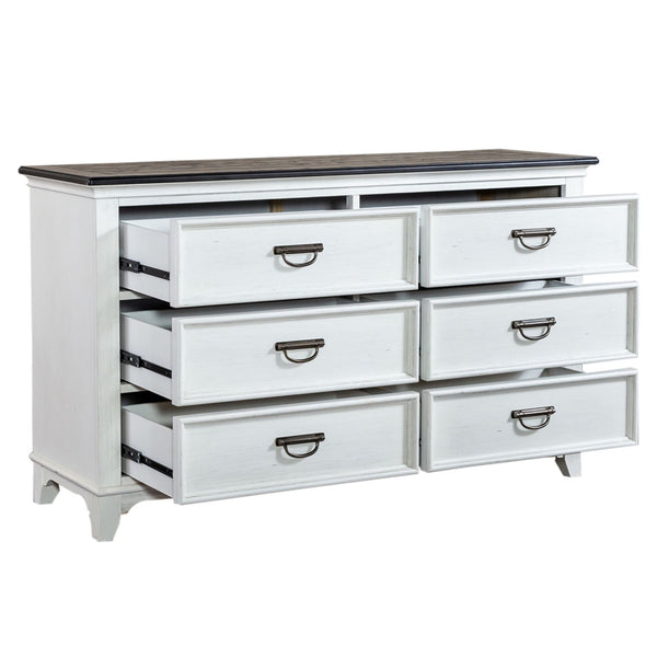 Allyson Park 6 Drawer Dresser - 417-BR30