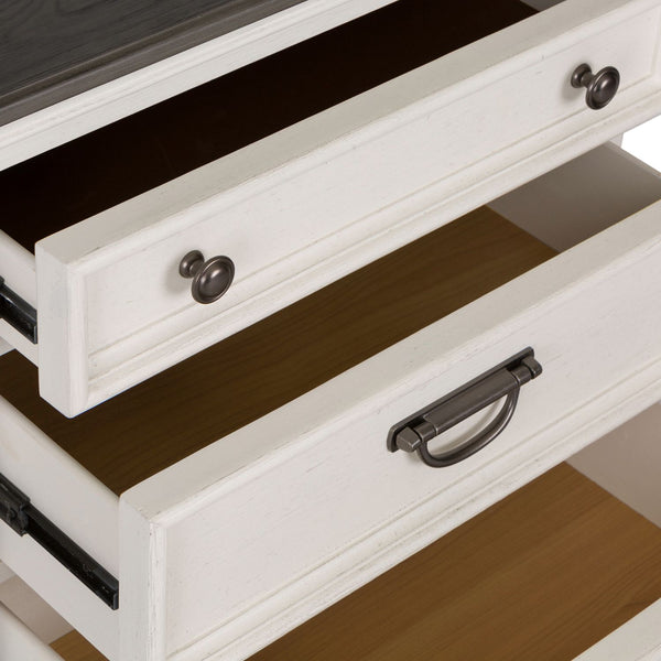 Allyson Park Night Stand w/ Charging Station - 417-BR61