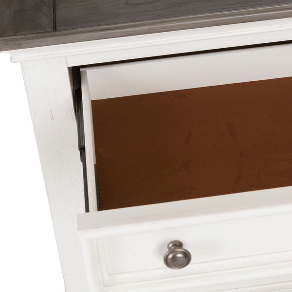 Allyson Park Night Stand w/ Charging Station - 417-BR61