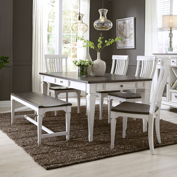 Allyson Park Wood Seat Bench - 417-C9000B