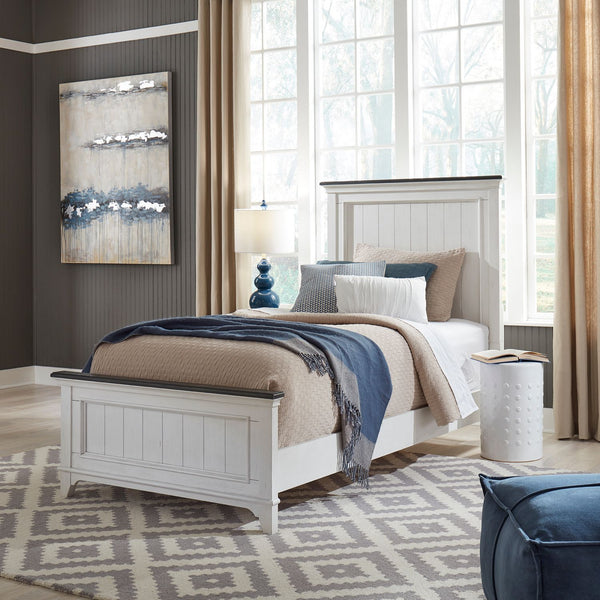 Allyson Park Twin Panel Bed - 417-YBR-TPB