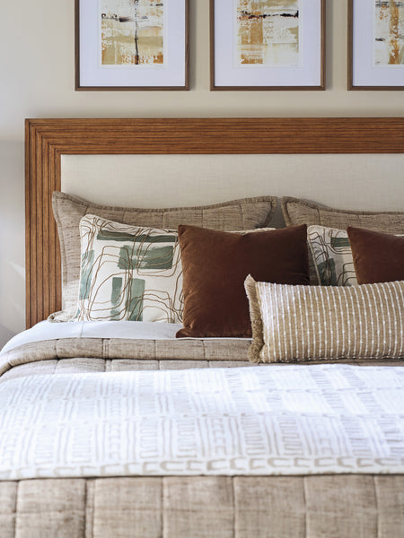 Pendry Upholstered Panel Bed 6/6 King