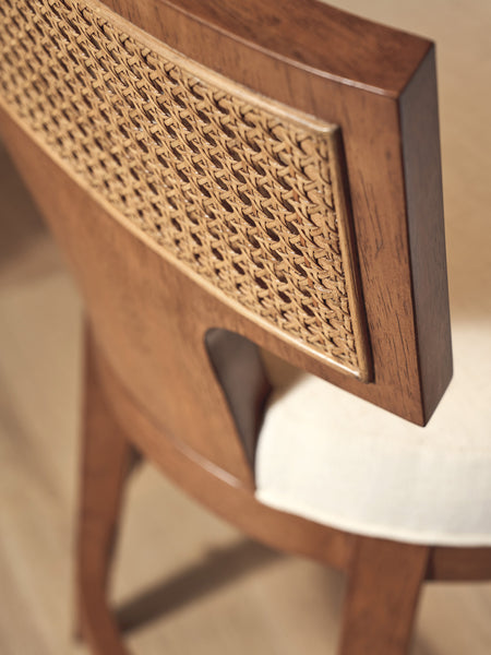 Calavera Woven Swivel Counter Stool