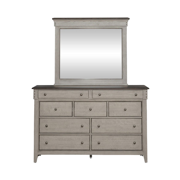 Ivy Hollow Dresser & Mirror - 457-BR-DM