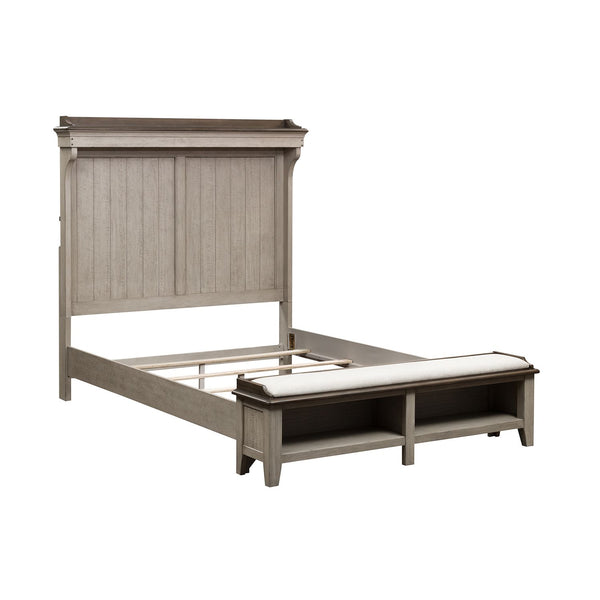 Ivy Hollow Queen Mantle Storage Bed - 457-BR-QMS