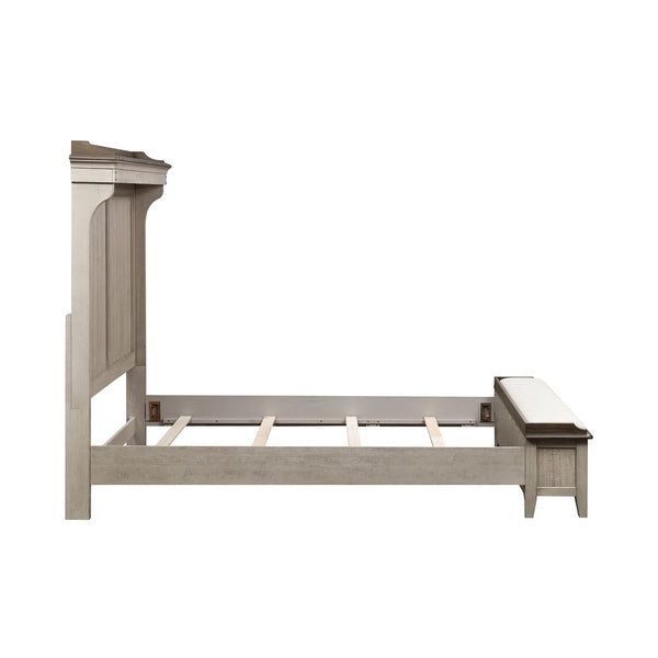 Ivy Hollow Queen Mantle Storage Bed - 457-BR-QMS