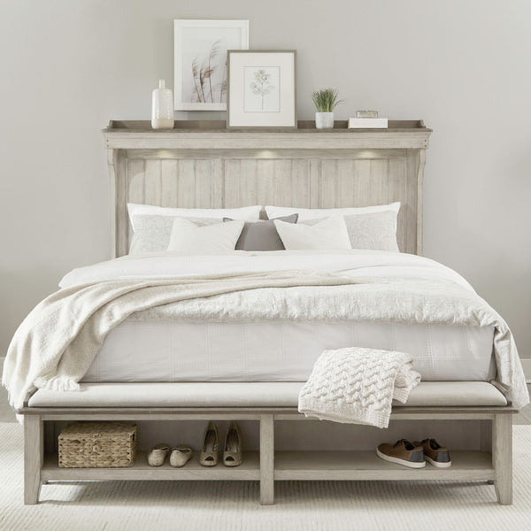 Ivy Hollow Queen Mantle Storage Bed - 457-BR-QMS