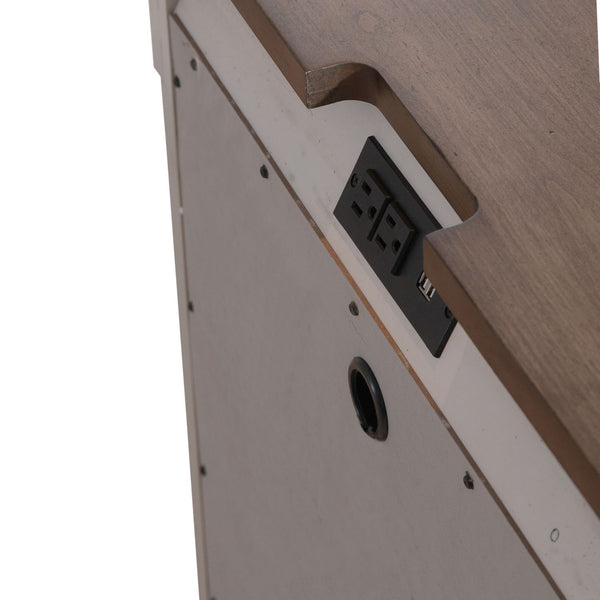 Ivy Hollow 3 Drawer Night Stand w/ Charging Station - 457-BR61