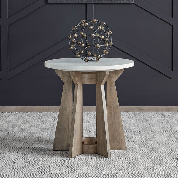 Berkley Square Round End Table - 465-OT1021