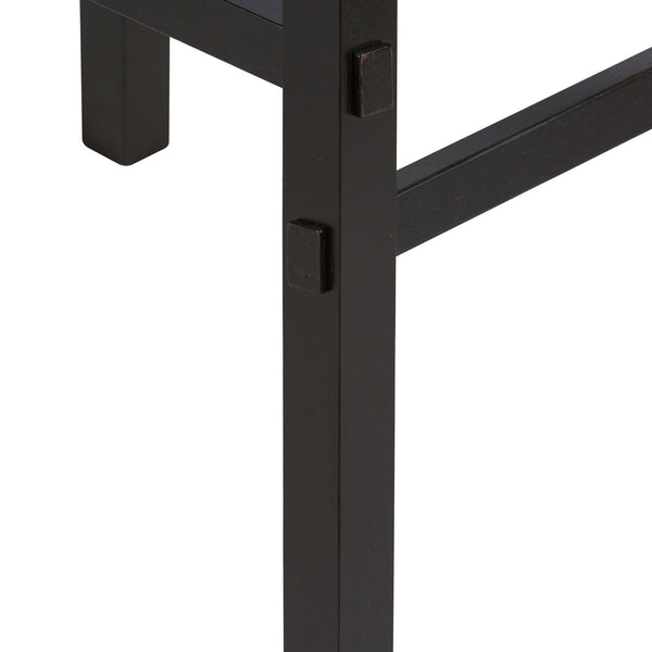 Creations 30 Inch Sawhorse Barstool - Black (RTA) - 48-B1830