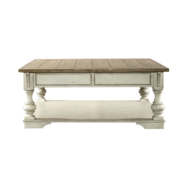 Morgan Creek Drawer Square Cocktail Table - 498-OT1012