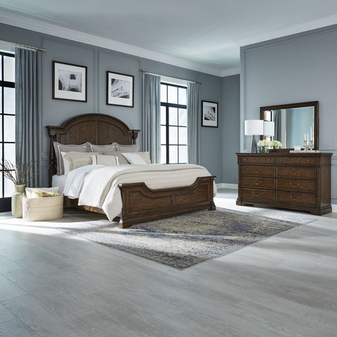 Arden Road King California Poster Bed, Dresser & Mirror