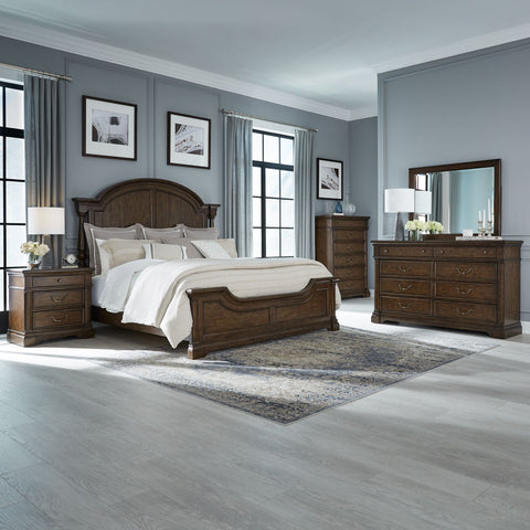 Arden Road King California Poster Bed, Dresser & Mirror, Chest, Night Stand