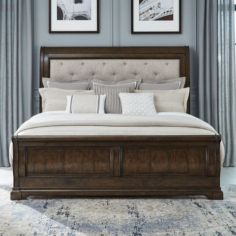 Arden Road Queen Uph Sleigh Bed