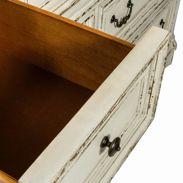 Abbey Park King California Panel Bed, Dresser & Mirror - 520-BR-CPBDM