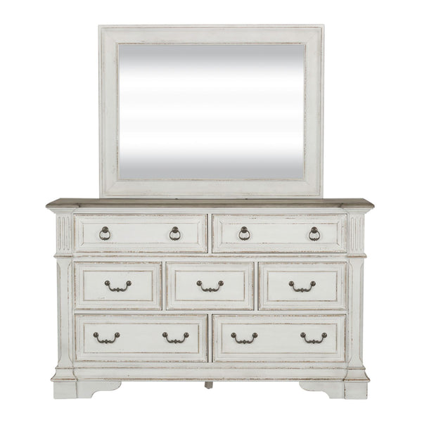 Abbey Park King California Sleigh Bed, Dresser & Mirror - 520-BR-CSLDM