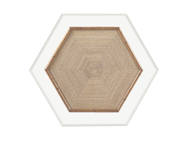 Key Largo Cocktail Table With Glass Top