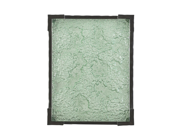 Hermes Reef Glass Top End Table