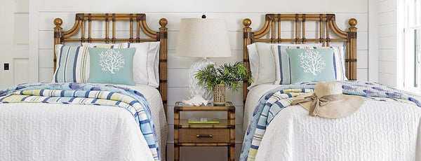 St. Kitts Rattan Headboard 3/3 Twin