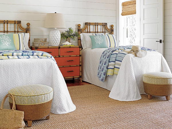 St. Kitts Rattan Headboard 3/3 Twin