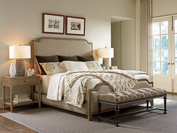 Stone Harbour Upholstered Bed 6/6 King