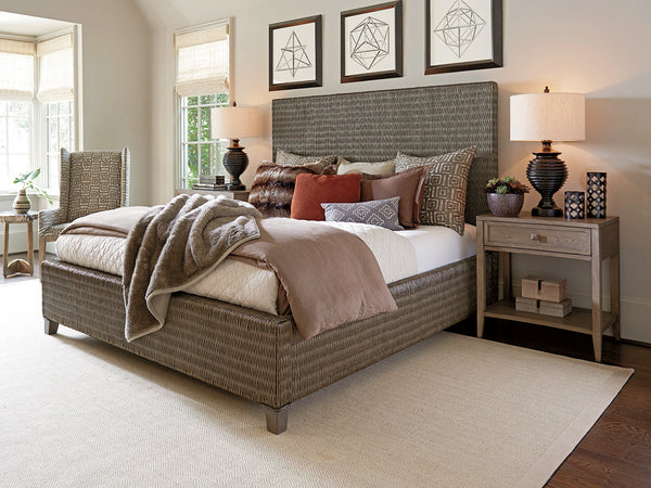 Driftwood Isle Woven Platform Bed 6/6 King