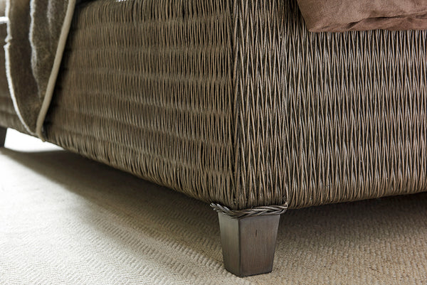 Driftwood Isle Woven Platform Bed 6/6 King