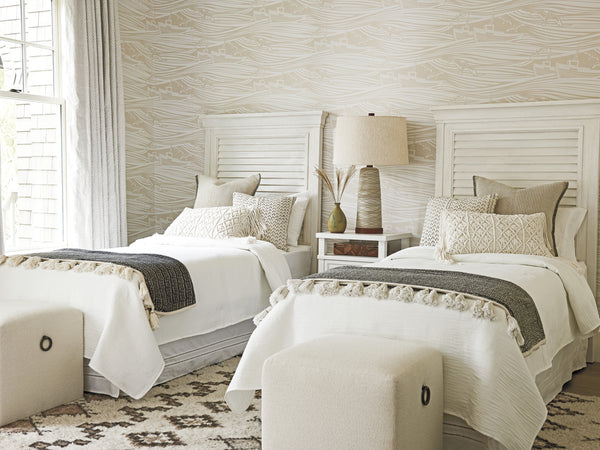 Royal Palm Louvered Headboard 3/3 Twin