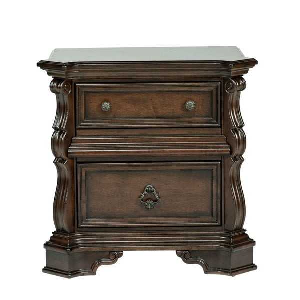 Arbor Place Queen Sleigh Bed, Dresser & Mirror, Chest, Night Stand - 575-BR-QSLDMCN