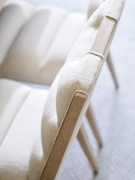 Aiden Channeled Upholstered Side Chair