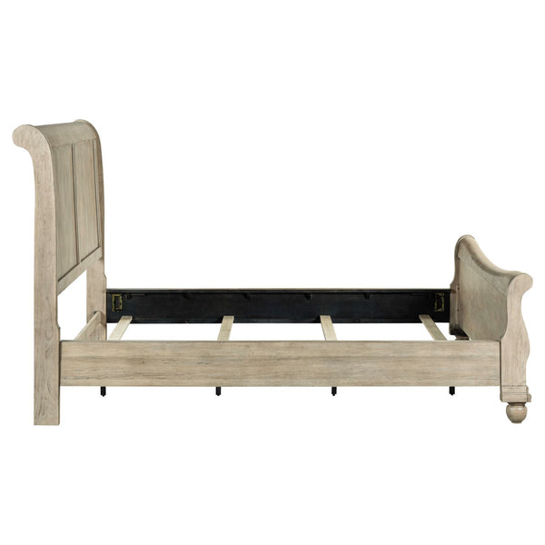 Rustic Traditions King California Sleigh Bed by Liberty Furniture