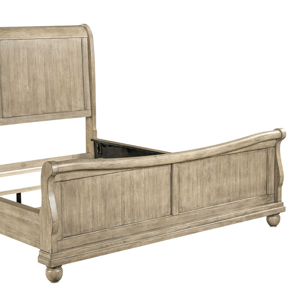 Rustic Traditions King Sleigh Bed - 589WT-BR-KSL