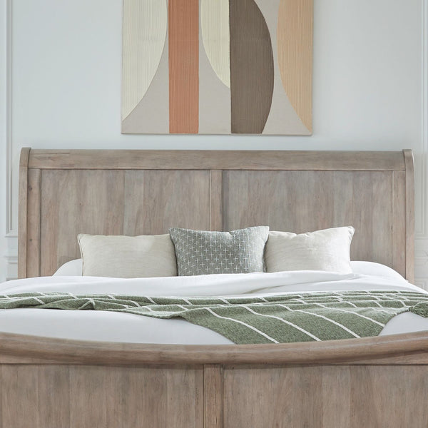 Rustic Traditions Queen Sleigh Headboard by Liberty Furniture
