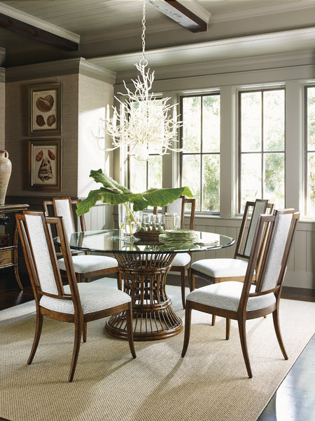 Latitude Dining Table With 60 Inch Glass Top