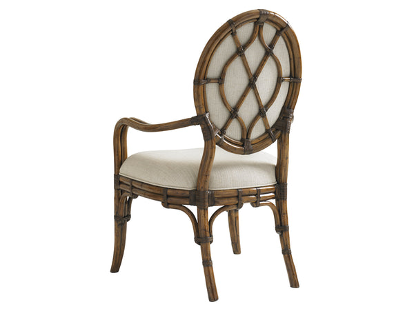 Gulfstream Oval Back Arm Chair
