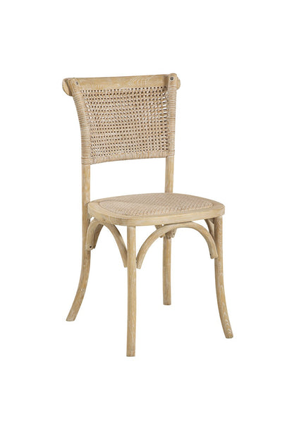 White Washed Halsey Side Chair - 20-548