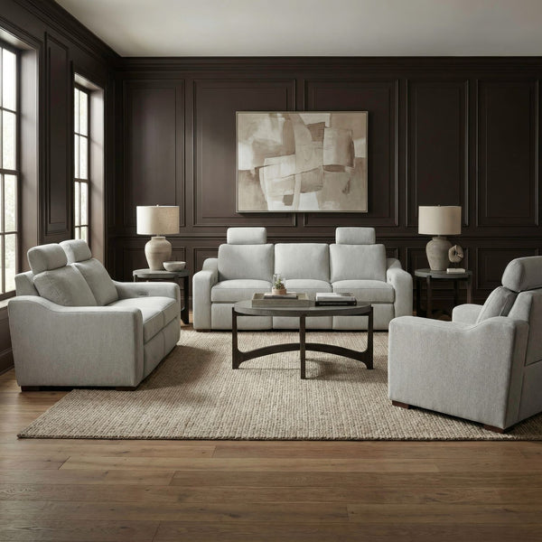 Archer Sofa w/ Loveseat & Recliner - 6004DF-UPH-SOLOREC