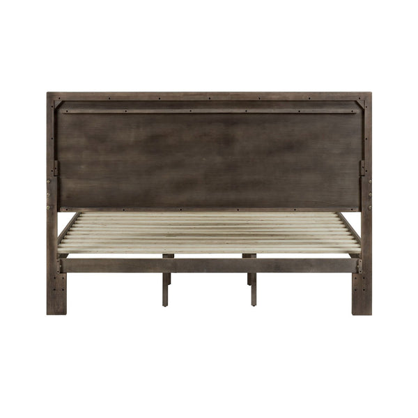 Century Modern Queen Platform Bed