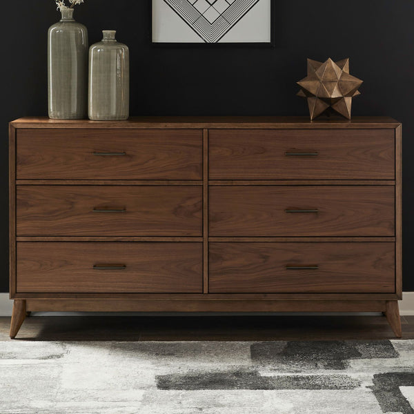 Century Modern 6 Drawer Dresser