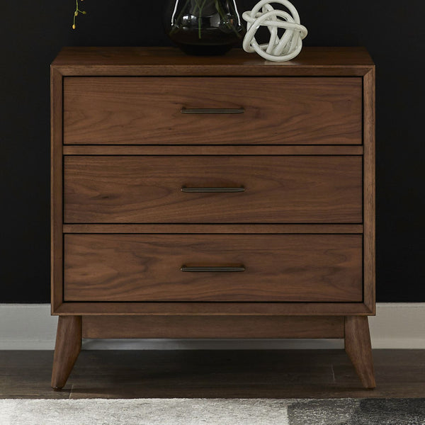 Century Modern Nightstand w/ Charging Station