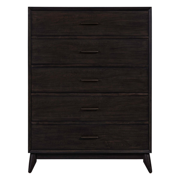 Century Modern 5 Drawer Chest - 604B-BR41