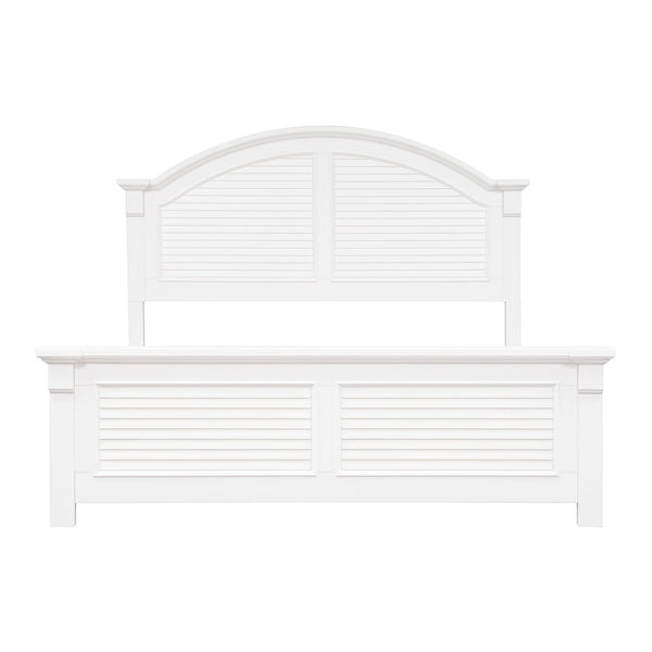 Summer House I King Panel Bed, Dresser & Mirror, Night Stand - 607-BR-KPBDMN